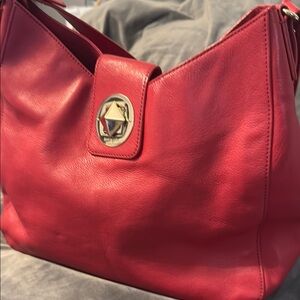 Kate Spade Red Leather Women's Bag
